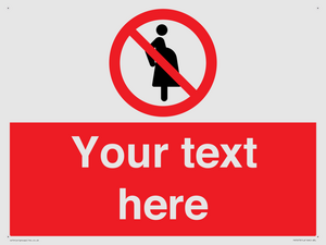 Custom prohibition not for pregnant women